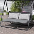 Pellebant Outdoor Bench Cushion 48x18 Inches for Loveseat Couch Porch