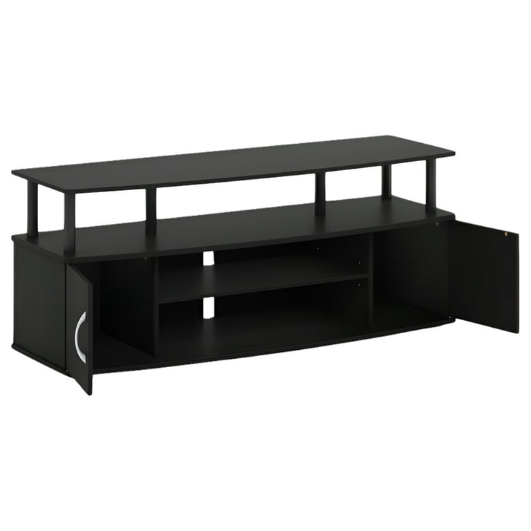 ｼﾞﾓﾃｨ来店特価!!!【モダンデコ】　TV55-4K-2　　J-139 Furinno JAYA Large Entertainment Center Hold up to 55-IN TV, Black