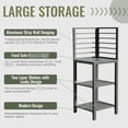 thumbnail image 2 of Aluminum Outdoor Corner Cabinet with Leveler Feet for Stable Outdoor Use on Uneven Surfaces, 2 of 3