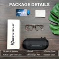thumbnail image 4 of Unisex Blue Light Blocking Glasses for Computer Phone Digital Screen Reduce Reduce Headache & Anti Eye Fatigue, 4 of 6
