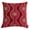 Red, variant on Snowflake Red Geometric Polyester 20 in. x 20 in. Throw Pillow