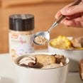 thumbnail image 5 of 1 Pc Stainless Steel Soup Spoon with Wood Handle, Heavy-Duty Dinner Round Soup Spoon, Lightweight Elegant Spoons for Home Camping Travel, 7.24x1.85 inch, 5 of 9