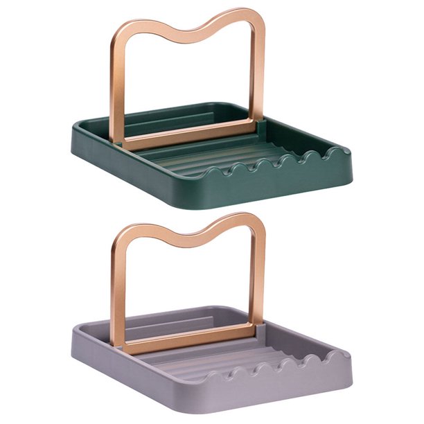 2 soportes para tapas de cocina, organizadores de tapas multifunción, estantes para tapas para el hogar, suministro de tapas