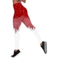 thumbnail image 2 of Liacowi Women's Tight Pants, Christmas Style Pattern Hip Lifting Trousers, 2 of 5