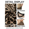 thumbnail image 5 of PINKSIR Womens Pajama Sets Plus Size 2 Piece Short Sleeve Shorts Lounge Sets with Pockets, 5 of 8