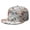 Tropical S, variant on Flat Brim Snapback Hat - Camo Camouflage Tactical Army Military Hunting Cap with Adjustable Snapback, Woodland Desert Jungle Outdoor Streetwear Hip Hop Unisex Cap