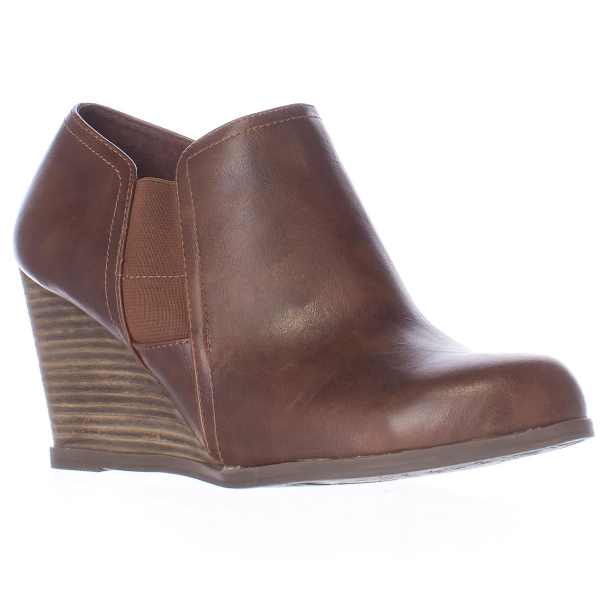 Dr. Scholl's Shoes - Womens Dr. Scholl's Primo Wedge Booties - Whiskey ...