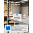thumbnail image 2 of X-Sense 3-in-1 Carbon Monoxide Detector, with Temperature & Humidity Monitor, Voice Alerts, Replaceable Battery Powered CO Alarm, XC0M-SR, 1-Pack, 2 of 6
