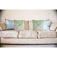 thumbnail image 2 of Betsy Drake Interiors Lake Guntersville, AL Nautical Map Noncorded Indoor/Outdoor Pillow 18x18, 2 of 2