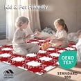 thumbnail image 4 of ODIKA 2'x3' Machine Washable Non-Slip Area Rug, Buffalo Checkered Farmhouse Lattice Holiday Hearth Accent High Traffic Rug, Red, 506394, 4 of 5