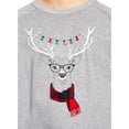thumbnail image 2 of Holiday Famjams Men's Long Sleeve Shirt & Pants Reindeer Pajama Set (XXL), 2 of 3