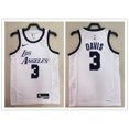 thumbnail image 1 of Hot pressed 2023 nba Los Angeles Lakers No. 3 Davis white classic basketball jersey Gao Jiahui unisex, 1 of 2