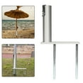thumbnail image 3 of Fixer Abrazadera para sombrilla de playa, accesorios de abrazadera para sombrilla de balcón (enchufe de tierra de placa de aluminio), 3 of 8