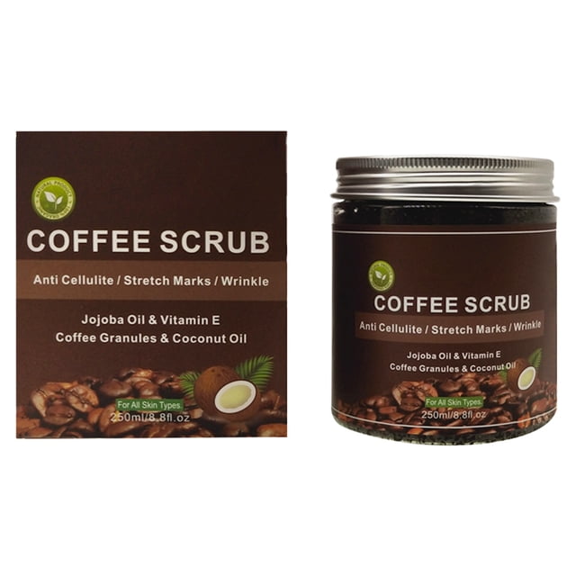 250 ml Crema exfoliante corporal Sincero con café para eliminar células muertas Limpieza profunda