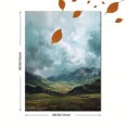 thumbnail image 3 of Misty Mountain Landscape Canvas Print, Suitable for Living Room, Bedroom, Office, Hotel Lobby, Art Studio, 3 of 8