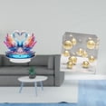 thumbnail image 2 of Escultura De Cisne Acrílico Para Centro De Mesa, Bola Transparente, Adorno, Artesanía Versátil, Decoración Del Hogar, Estante De Oficina., 2 of 8