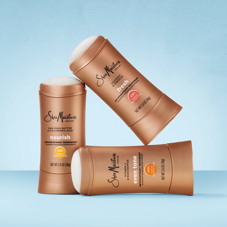 SheaMoisture Antiperspirant Deodorant Stick For 48HR Sweat & Odor Protection Even Tone With No Parabens & No Mineral Oil ,2.6 oz