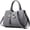 Grey, variant on PU Leather Purse for Women Ladies Top Handle Handbags Designer Work Cute Satchel Tote Bags