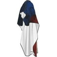 thumbnail image 4 of Crack Puerto Rico Flag Salon Barber Cape - Professional Hairdressing Waterproof Hair Cutting Cape With Adjustable Snap Closure-Haircut Apron For Hair Stylist And Home Use-55''X66'', 4 of 9