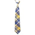 thumbnail image 3 of Uniform Tie Creative Plaid Pattern Buckle Formal Necktie Cotton Necktie for Kids, 3 of 7