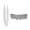 Black, variant on YAHHU Unisex Men Women Upper Teeth Hip Hop False Tooth Halloween Festival Gold (3.94 inches / 10 cm, 0.7 oz / 20 g)