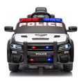 thumbnail image 3 of Dodge Cars Ride on Electric for Kid, 12V Dodge Charger Powered Ride on Toy Cars with Remote Control, Music Player, LED, Safety Belt , 4 Wheels Suspension Electric Police Cars for Girls Boys 3-5, 3 of 13