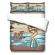 thumbnail image 1 of Dibujos animados Edredón Cubierta Hogar Essentials Conjuntos de ropa de cama Cubiertas de almohadas Multicolor Múltiples Tamaño Edredón Set Adolescente Boy Regalos L 3 Piezas seitruly HA011561-14, 1 of 7