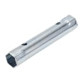 thumbnail image 1 of Unique Bargains 1 Pcs Llave de socket de bujía Duradera Spanner Socket Remover 125x24mm Tono Plateado Acero de Alto Carbono Hexagonal 18mm,19mm para Automóvil Motocicleta Cortacésped, 1 of 1