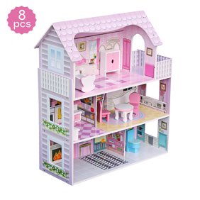 Clearance Dollhouse Accessories Wooden Toy Pretend Play House