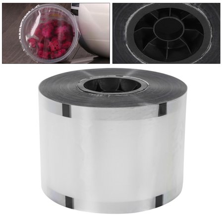 2 Rolls Cup Sealer Film, Milk Tea Sealing Film 8000 pc/roll Bubble Tea Sealing Film for Diameter 95-105mm Cups