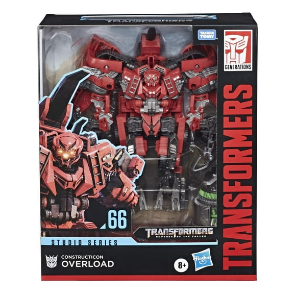 Transformers Toys Studio Series 66 Leader Class Revenge of the Fallen Constructicon Overload Action Figure - Kids Ages 8 and Up, 8.5-inch
