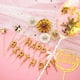 thumbnail image 1 of Juego de velas de cumpleaños, estrellas y abanicos, adornos para cupcakes, adornos para tartas de cumpleaños para celebración de fiesta de cumpleaños (dorado), 1 of 4