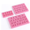 thumbnail image 2 of Moldes de silicona de 3 piezas, letras mayúsculas, letras minúsculas y números, molde para magdalenas, moldes de jabón hechos a mano, Chocolate, 2 of 5