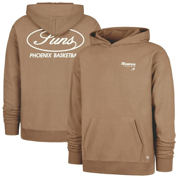 Men's '47 Khaki Phoenix Suns Triple Double Foundation Premium Hoodie Sweatshirt
