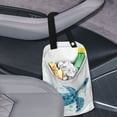 thumbnail image 3 of Yuyamidu Blue Sea Turtle Car Trash Bags Hanging Car Trash Can for Back Seat Foldable Car Garbage Bag Small Storage Package Bags for Auto Accessories, 3 of 7
