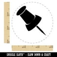 thumbnail image 2 of Push Pin Thumbtack Self-Inking Rubber Stamp Ink Stamper - Sky Blue Ink - Small 3/4 Inch, 2 of 7