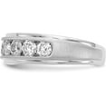 thumbnail image 3 of Solid 10K White Gold Lab Grown Diamond, VS/SI GH, Men's Ring - Ring Size 10.0, 3 of 6