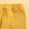 thumbnail image 5 of KEINXS Toddler Baby Girls Leggings Rib Knit Bottom Pants with Pocket Fall Winter Warm Clothes Black 5-6 Years, 5 of 7