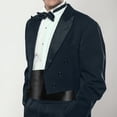 thumbnail image 7 of Men's Bow Tie & Cummerbund And Pocket Hankie Set Classic Bow Tie Cummerbunds Tuxedo Handkerchief 3 in 1 Set For Parties Weddings Proms, 7 of 7