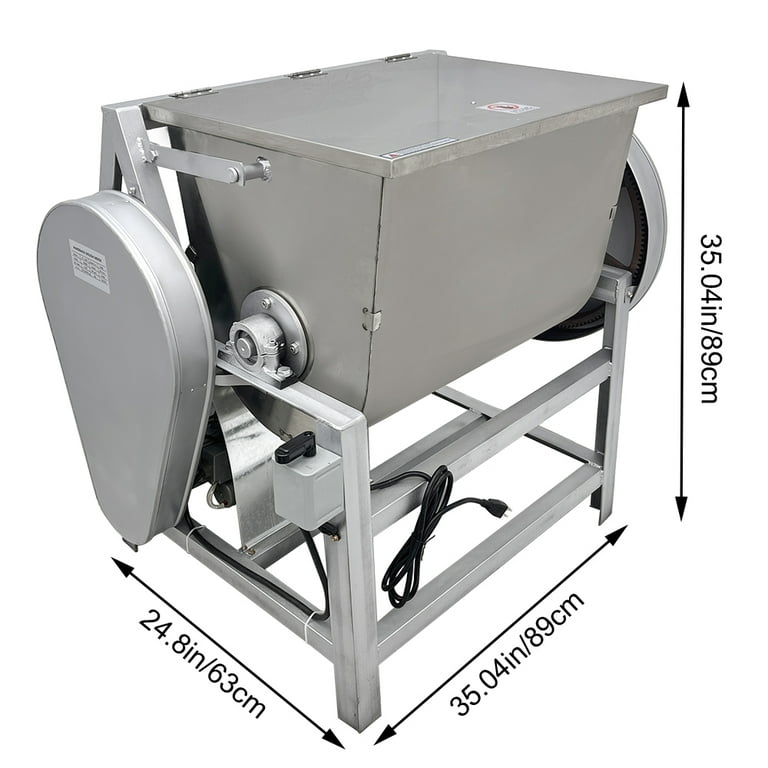 INTSUPERMAI Electric Flour Mixer Dough Kneading Machine 50kg