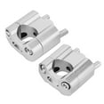 thumbnail image 3 of Handlebar Riser  Pair 22mm/28mm 1/8in 7/8in Motorcycle Handlebar Mount Clamps Riser Adapter Handlebar Riser 28mm Clamp Motorcycle CNC Aluminum Alloy, 3 of 8