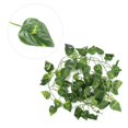 thumbnail image 1 of 6.89 pies de Largo Reptiles Vines Hojas Artificiales Falsos Jungla Flexible Escalador para Reptiles y Anfibios decoración de hábitat(Hojas de scindapsus) Ecomeon no, 1 of 4