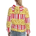 thumbnail image 7 of Sikiie Popcorn Women's Casual Hoodies Long Sleeve Lightweight Pullover Tops Loose Sweatshirt-Large, 7 of 7