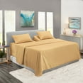 thumbnail image 2 of Nestl Split King Size Extra Deep Pocket 5 Piece Bed Sheets Set, 1800 Series Hotel Luxury Soft Microfiber, 2 of 7