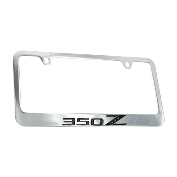 Nissan 350z Chrome Plated Metal License Plate Frame Holder