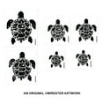 thumbnail image 6 of WIRESTER Clear Decal Vinyl Wall Sticker Decoration for Home Office Living Room Wall Bathroom Toilet - Black Sea Turtles, 6 of 7