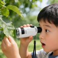 thumbnail image 1 of Portable Retractable Microscope for Kids - 120-60x Handheld Magnifier, Outdoor Exploration Science Experiment Toy, Educational Tool, 1 Count, 1 of 4