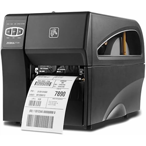 Restored Zebra ZT220 Direct Thermal Desktop Label Printer – 203 DPI, USB/Serial Connectivity - (ZT22042-D11000FZ) (Refurbished)