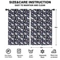 thumbnail image 2 of Blackout Kids Curtains,Dark Blue Cartoon Unicorn Dessert Heart Star Childrens Insulated Curtains Set Of 2,Bedroom Essentials,Toddler Room Decor 52"x84", 2 of 5