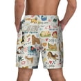 thumbnail image 4 of Fotbe Dogs Funny Pets Men’s Swim Trunks Quick Dry Swim Shorts Board Shorts with Mesh Lining-XX-Large, 4 of 9